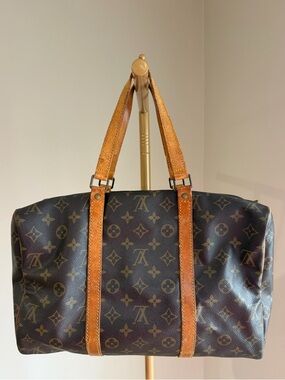 Louis Vuitton Monogram Sac Souple 35 Boston Bag Handbag